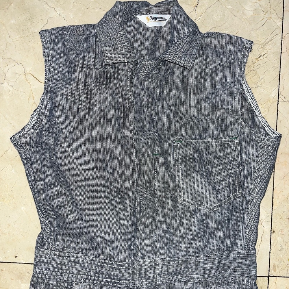 Key Imperial denim overalls